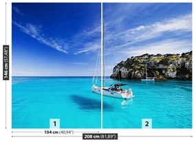 Fototapeta Vliesová Plachetnica menorca 104x70 cm