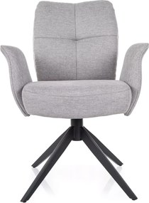 SI Stolička Wing Brego svetlo šedá