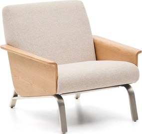 Béžové ženilkové kreslo Amsen – Kave Home