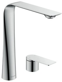 DURAVIT D.1 2-otvorová páková batéria pre umývadlové misy, bez odtokovej súpravy, výška výtoku 236 mm, chróm, D11130002010