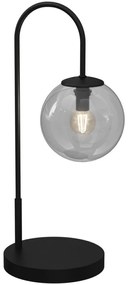 Luminex Stolná lampa CAMBRIDGE 1xE14/60W/230V čierna LU3699