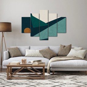 Obraz - Kubistická abstrakcia (150x105 cm)