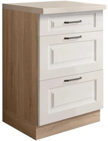 Kuchynská skrinka Smart 9D Sonoma/biely Mat