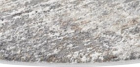 TA Koberec D184A L.GRAY VIZON VALLEY ROUND Rozmer: 80x80 cm