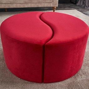 Stolička Alis Pouf Red