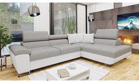 Rohová sedačka Alvin, Dostupné poťahy: Muna 14 + Uttario Velvet 2980 + Muna 14, Strana: ľavá