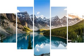 Obraz - Kanada, Národný park Banff, Moraine Lake (150x105 cm)