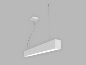 LED2 3313251 Závesné svietidlo LINO PRISMA 90 LED, 18-24W, 3000K/3500/4000K, 2070-2760lm, IP20, biela