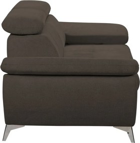 Dvojsedák Gisele, tmavo hnedá espresso látka