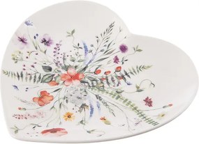 Porcelánový dezertný tanier MAK, srdce, 17,5 cm