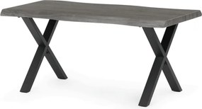 Konferenčný stolík CT-F4312 GREY sivý dub / čierny