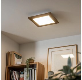 Eglo -LED RGBW Stmievateľný prisadený panel SALOBRENA-C LED/16W/230V hnedá + DO