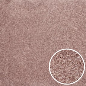 ITC, Metrážny koberec Feliz 066, na mieru, šíře 4m, ružová, filc, detská izba