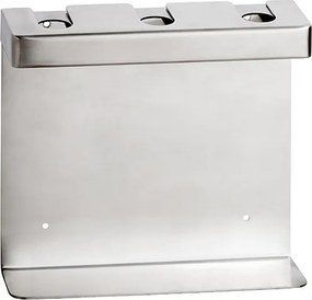 Bemeta Design Držiak na dávkovač mydla, trojitý, hranatý, mat - 146109475