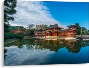 Obraz - Chrám Byodo-in, Japonsko (70x50 cm)