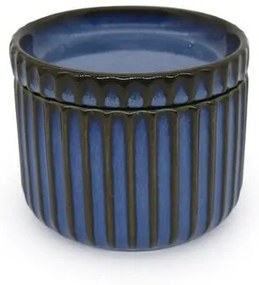 Toro Kameninová miska s vekom, 400 ml, modrá