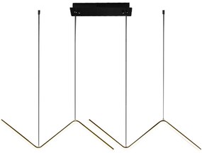 Závesné LED svietidlo Verte, 2x LED 22w, 4000k, g/b