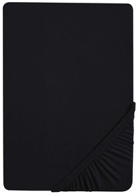 Biberna Napínacia džersejová plachta (čierna, 180 – 200 x 200 cm)  (100227068)