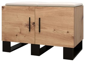 Predsieňová zostava Amanda 21 (dub artisan + béžová). Vlastná spoľahlivá doprava až k Vám domov. 1086037