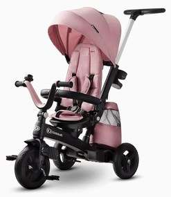 KINDERKRAFT - Detská trojkolka 5v1 EASYTWIST ružová/čierna