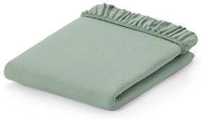 Džersejová napínacia plachta, štandardná veľkosť, šalviová