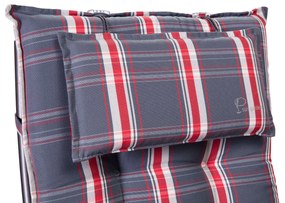 Blumfeldt Sylt, čalúnená podložka, podložka na stoličku, podložka na vyššie polohovacie kreslo, vankúš, polyester, 50 × 120 × 9 cm