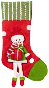 DECOLED Vánoční punčocha s panďulákem, 50 cm