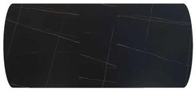 Jedálenský stôl Valmir 160 x 90 cm, čierna