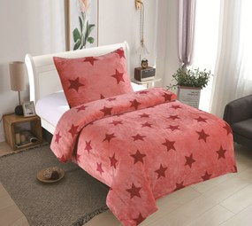 Obliečky z mikroplyšu Stars: Štandardný set jednolôžko obsahuje 1x 140x200 + 1x 70x90