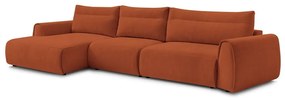Oranžová rohová pohovka Aden – Bobochic Paris