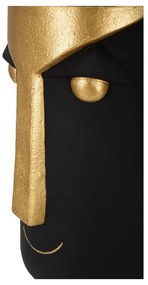 Vysoká váza z polyresínu v čierno-zlatej farbe 40 cm Tribal – Mauro Ferretti