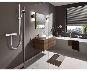 Hansgrohe Vivenis - Páková umývadlová batéria 110 s odtokovou súpravou s tiahlom, biela matná 75020700