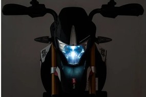 LEAN CARS Elektrická motorka pre deti Aprilia A007, čierna
