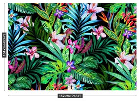 Fototapeta Vliesová Tropické kvety 208x146 cm