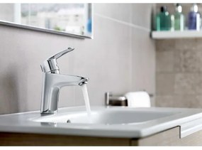 Roca A5A3098C00 - Umývadlová batéria MONODIN s odtokovou súpravou, 15,3 cm, lesklý chróm