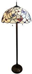 Stojacia lampa chain Tiffany MOTÝLE Ø48*160