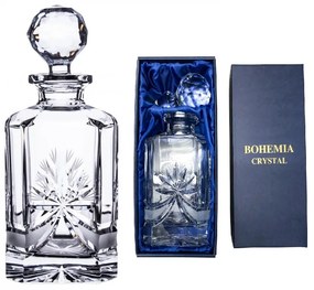 Onte Crystal Bohemia Crystal ručne brúsená karafa na whisky Mašľa 800 ml