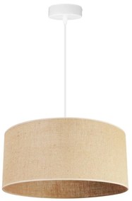 Závesné svietidlo JUTA, 1x jutové tienidlo, (výber z 2 farieb konštrukcie), (fi 40cm, v 20cm)