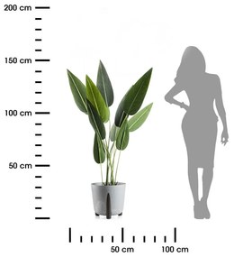 PLASTOVÝ KVETINÁČ MOSS 30X28,5 CM IMITÁCIA BETÓNU SIVÁ