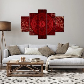 Obraz - Zlaté mandaly (150x105 cm)