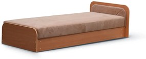 NABBI Pinerolo 80 P jednolôžková posteľ (váľanda) s úložným priestorom hnedá