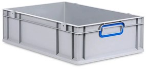 Sada 5 kusov - Eurobox Next Gen 2.0 - Stohovateľná nádoba s uzavretými rukoväťami - Modrá - 600 x 400 x 170 mm