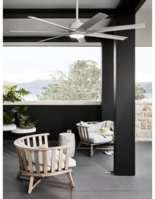 Lucci air 213182 - LED Stropný ventilátor ATLANTA 1xGX53/12W/230V biela + DO