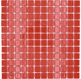 Sklenená mozaika VP25808PUR štvorcová ECO LISOS red 25 PUR 31,6x31,6 cm