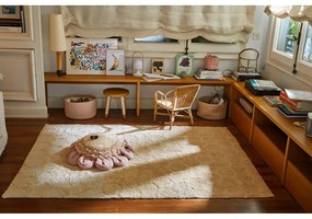 Okrovožltý prateľný ručne tkaný bavlnený koberec 140x200 cm Sweet Honey – Lorena Canals