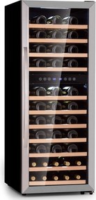Klarstein Vinamour 73 Duo, vinotéka, 192 l, 73 fliaš, 5-18°C, 2 zóny, dotykové ovládanie