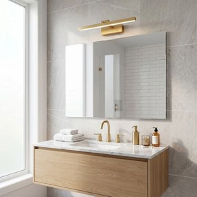 Toolight APP1865-1W, kúpeľňové LED svietidlo, 800 mm, brúsená oceľ, OSW-66021