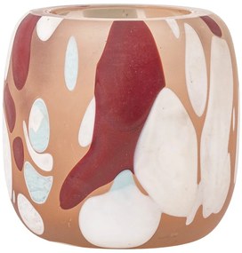 Sklenený svietnik na čajovú sviečku Karan – Bloomingville