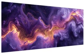 Obraz - Fialová hmlovina (120x50 cm)