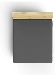 Antracitová napínacia bavlnená plachta 140x200 cm – Mijolnir